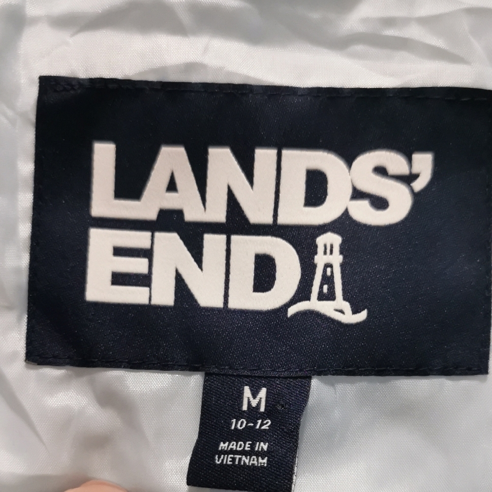Lands' End Light Blue Quilted Vest - Picture 2 of 7